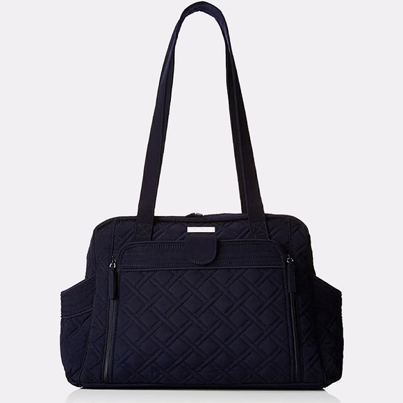 Vera Bradley Handbags - 🆕 Vera Bradley Stroll Around Black Quilted Diaper Tote Shoulder Bag